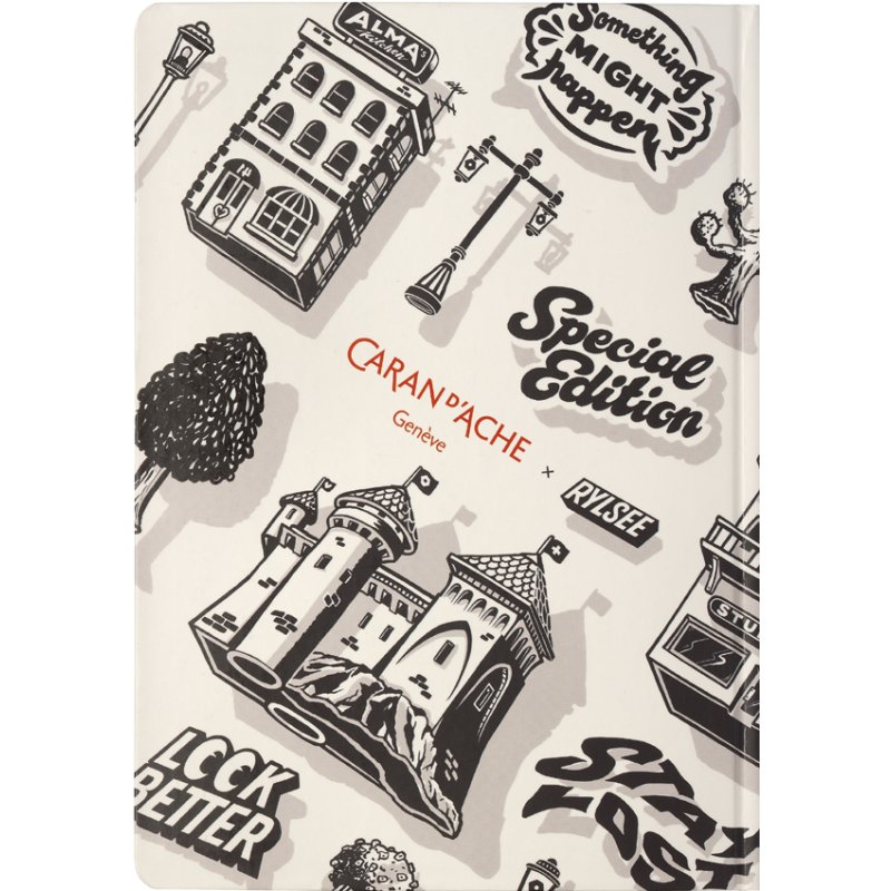 CARAN D'ACHE schetsboek Rylsee A5, blanco, hardcover, 32 vel